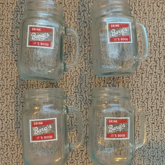 Barq's Other - Set of 4 Barq's Mason Jar Mug